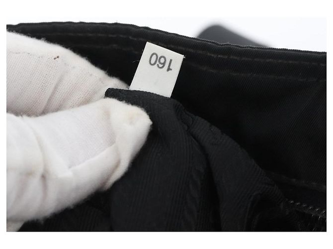 Borsa a Spalla PRADA Nylon Nero Argento Autentica ka3438A - vista 12