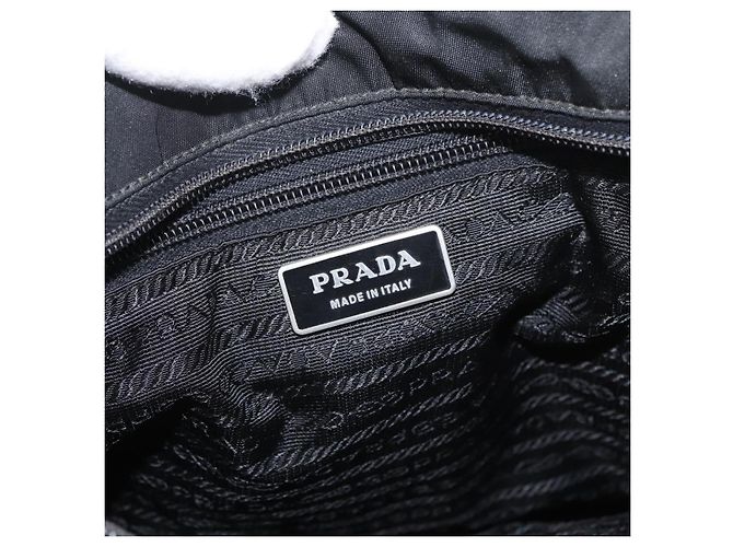Borsa a Spalla PRADA Nylon Nero Argento Autentica ka3438A - vista 18