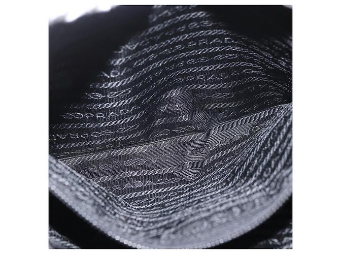Borsa a Spalla PRADA Nylon Nero Argento Autentica ka3438A - vista 23