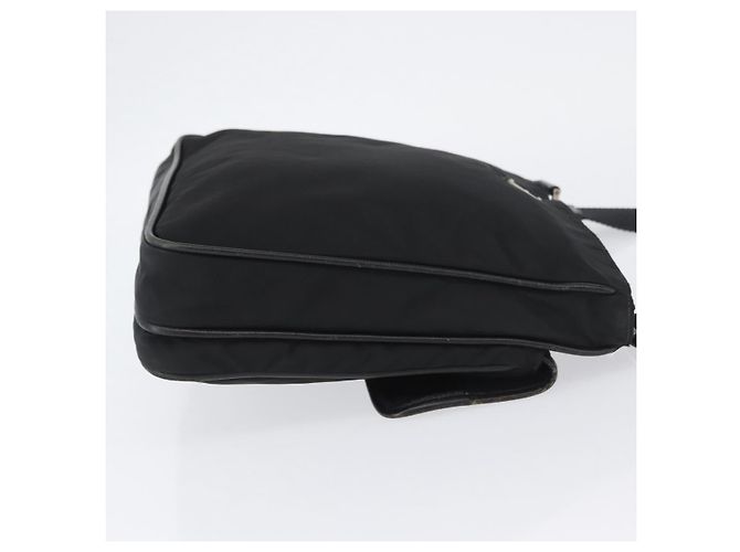 Borsa a Spalla PRADA Nylon Nero Argento Autentica ka3438A - vista 3