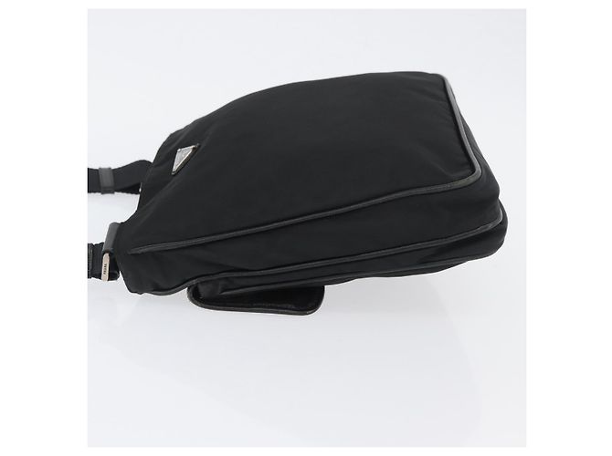 Borsa a Spalla PRADA Nylon Nero Argento Autentica ka3438A - vista 4