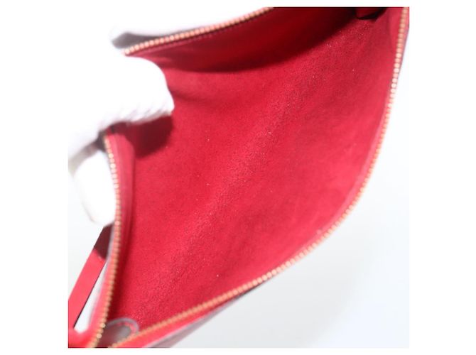 LOUIS VUITTON Pochette Accessori Epi Rossa M52947 LV Auth LNZ958 Rosso - vista 11