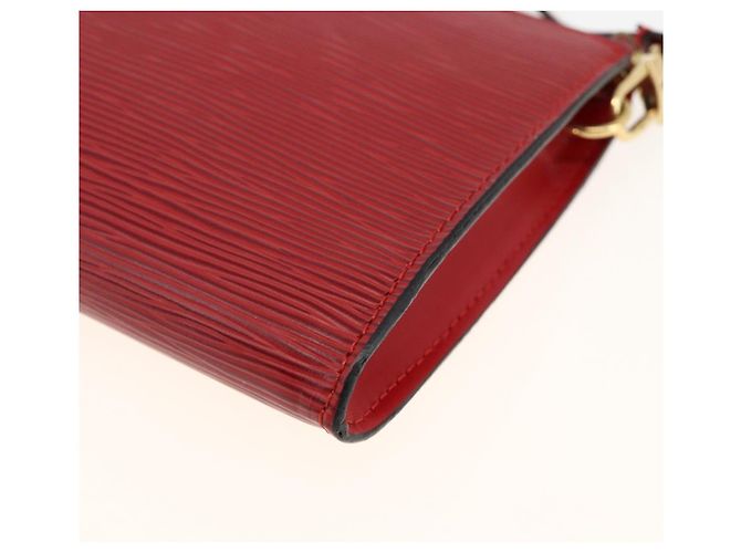 LOUIS VUITTON Pochette Accessori Epi Rossa M52947 LV Auth LNZ958 Rosso - vista 15