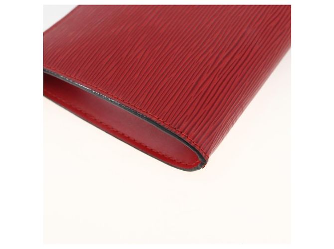 LOUIS VUITTON Pochette Accessori Epi Rossa M52947 LV Auth LNZ958 Rosso - vista 16