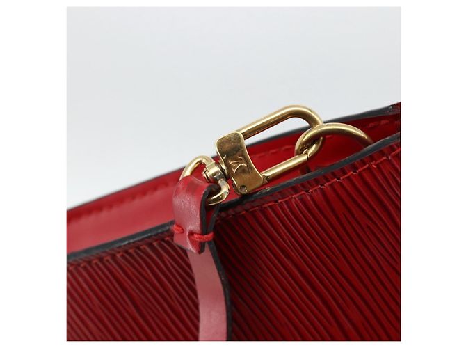 LOUIS VUITTON Pochette Accessori Epi Rossa M52947 LV Auth LNZ958 Rosso - vista 18