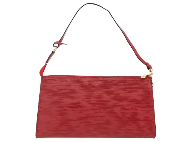 LOUIS VUITTON Pochette Accessori Epi Rossa M52947 LV Auth LNZ958 Rosso - vista 2