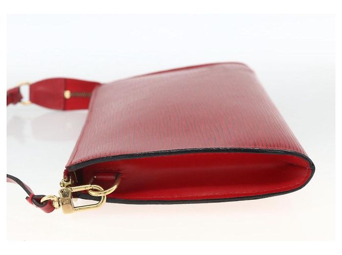 LOUIS VUITTON Pochette Accessori Epi Rossa M52947 LV Auth LNZ958 Rosso - vista 3