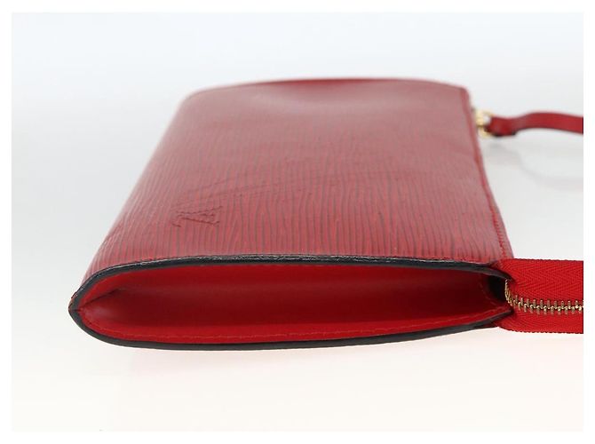 LOUIS VUITTON Pochette Accessori Epi Rossa M52947 LV Auth LNZ958 Rosso - vista 4