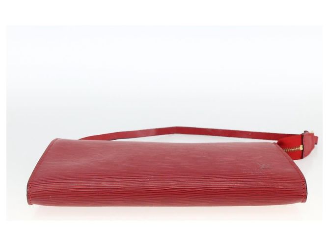 LOUIS VUITTON Pochette Accessori Epi Rossa M52947 LV Auth LNZ958 Rosso - vista 5