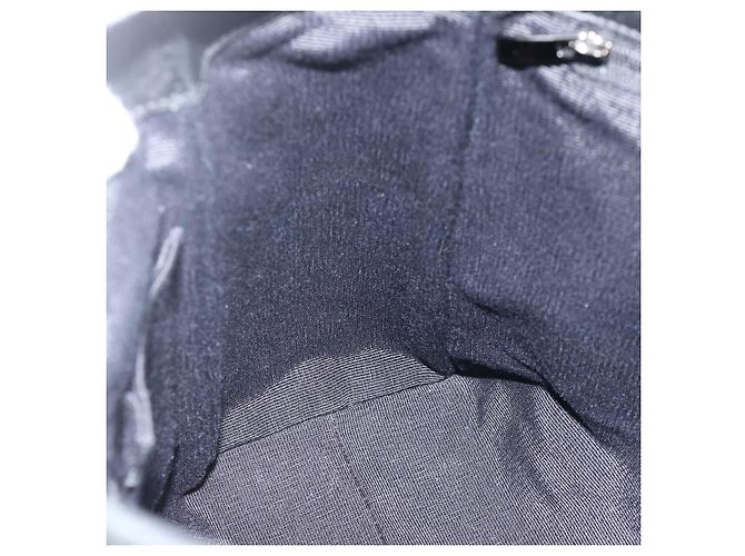 Borsa tote Gancini in tela nera e argento Salvatore Ferragamo Auth ka3385 Nero - vista 18