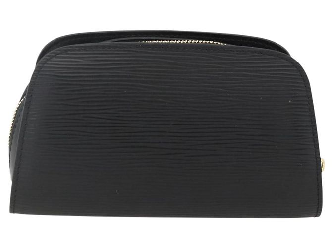 LOUIS VUITTON Pochette Dauphine PM Epi Nera M48442 LV Auth bs34183 Nero - vista 2