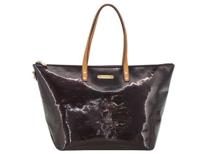 LOUIS VUITTON Sac Tote Bellevue GM Monogram Vernis Amarante M93589 Auth BSZ599 Bordeaux - vue 13