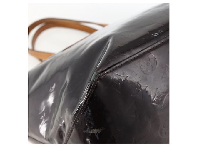 LOUIS VUITTON Sac Tote Bellevue GM Monogram Vernis Amarante M93589 Auth BSZ599 Bordeaux - vue 16