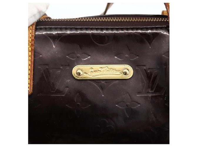 LOUIS VUITTON Sac Tote Bellevue GM Monogram Vernis Amarante M93589 Auth BSZ599 Bordeaux - vue 17