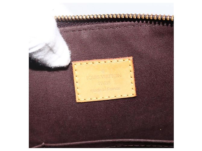 LOUIS VUITTON Sac Tote Bellevue GM Monogram Vernis Amarante M93589 Auth BSZ599 Bordeaux - vue 18