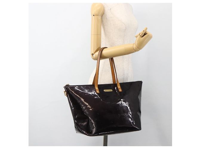 LOUIS VUITTON Sac Tote Bellevue GM Monogram Vernis Amarante M93589 Auth BSZ599 Bordeaux - vue 22