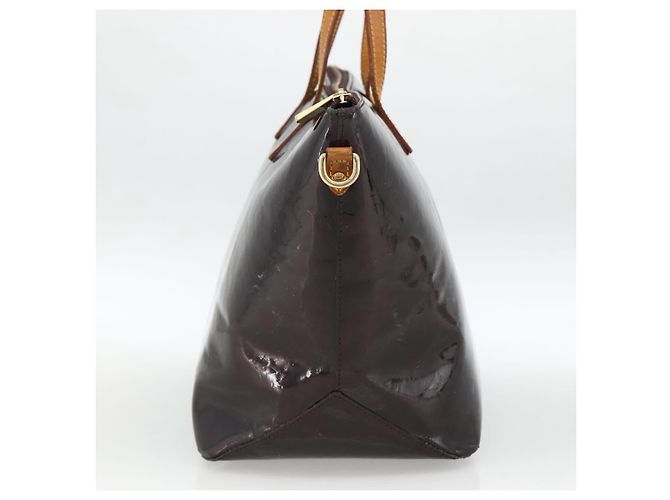 LOUIS VUITTON Sac Tote Bellevue GM Monogram Vernis Amarante M93589 Auth BSZ599 Bordeaux - vue 3