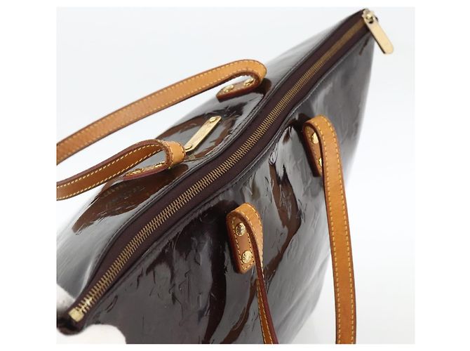 LOUIS VUITTON Sac Tote Bellevue GM Monogram Vernis Amarante M93589 Auth BSZ599 Bordeaux - vue 6