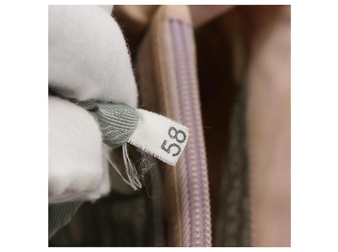 PRADA Bolso de mano de nailon rosa plateado Auth AMZ341 Plata - vista 12