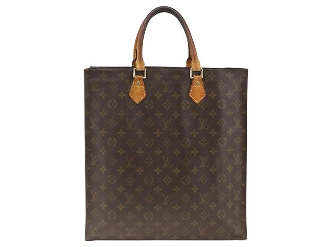 LOUIS VUITTON Borsa Sac Plat Monogram M51140 LV Auth gh1978 Monogramma - vista 13