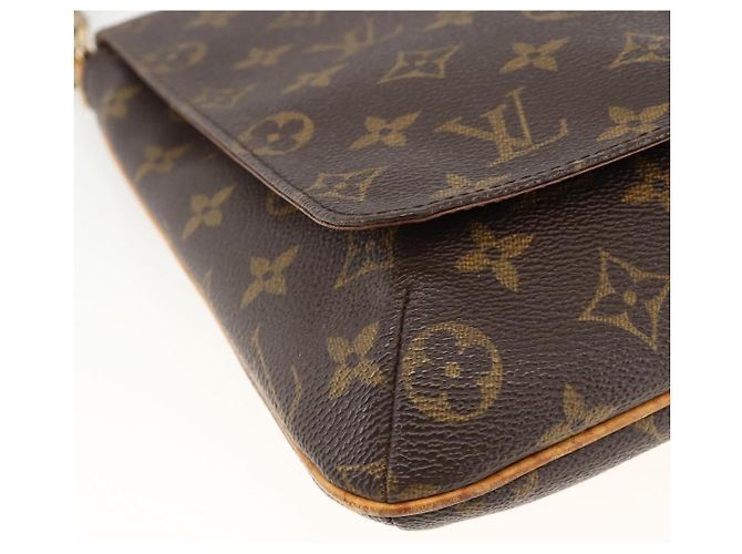 LOUIS VUITTON Bolsa de Ombro Longa Monogram Musette Salsa M51387 LV Auth AMZ347 Monograma - vista 14