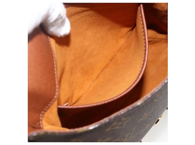 LOUIS VUITTON Bolsa de Ombro Longa Monogram Musette Salsa M51387 LV Auth AMZ347 Monograma - vista 19