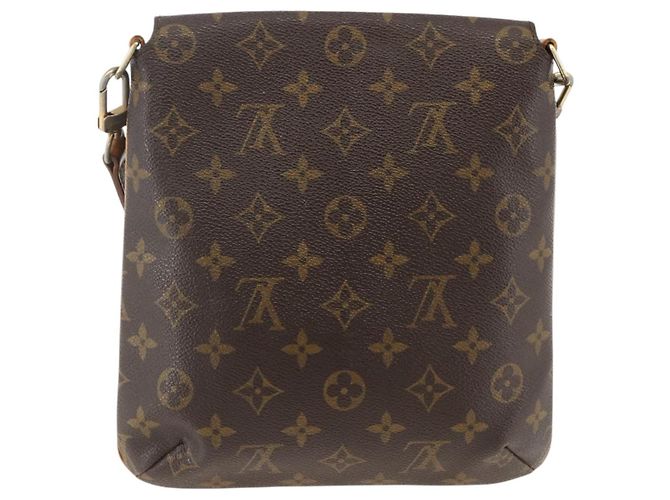 LOUIS VUITTON Bolsa de Ombro Longa Monogram Musette Salsa M51387 LV Auth AMZ347 Monograma - vista 2