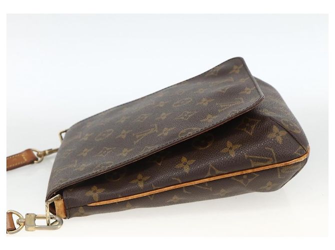 LOUIS VUITTON Bolsa de Ombro Longa Monogram Musette Salsa M51387 LV Auth AMZ347 Monograma - vista 3