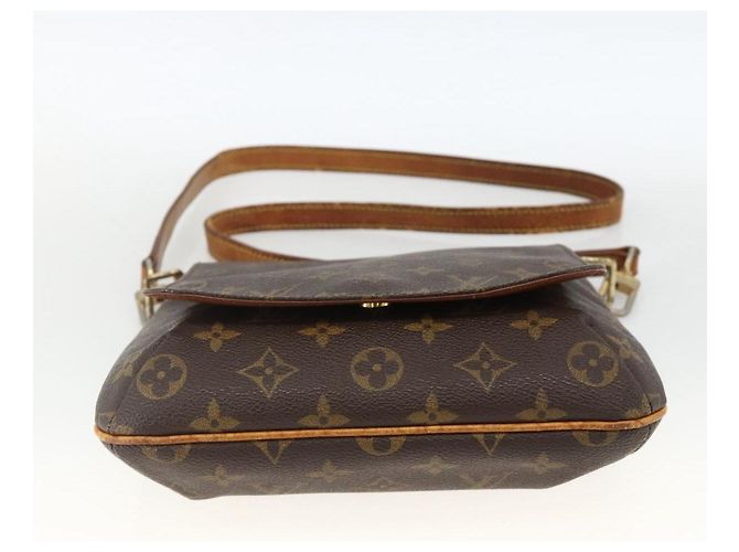 LOUIS VUITTON Bolsa de Ombro Longa Monogram Musette Salsa M51387 LV Auth AMZ347 Monograma - vista 5