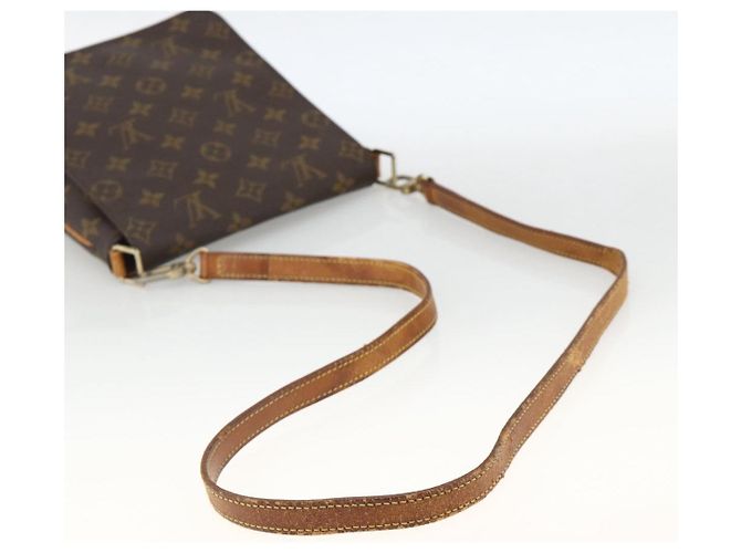 LOUIS VUITTON Bolsa de Ombro Longa Monogram Musette Salsa M51387 LV Auth AMZ347 Monograma - vista 7