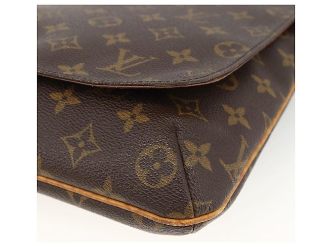 LOUIS VUITTON Bolsa de Ombro Longa Monogram Musette Salsa M51387 LV Auth AMZ347 Monograma - vista 9