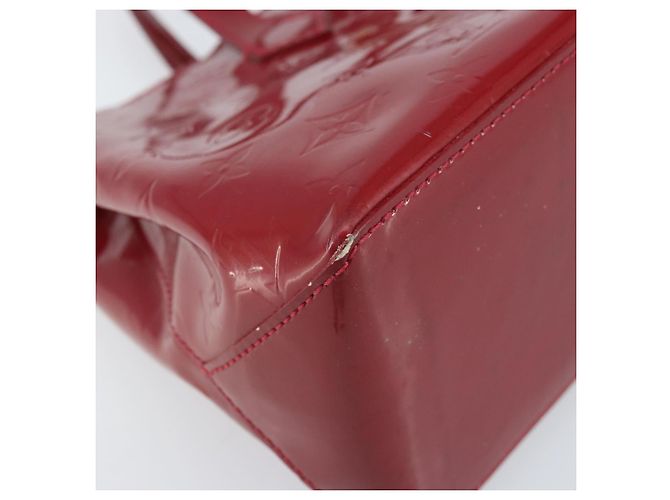 LOUIS VUITTON Monogram Vernis Wilshire PM Tasche Pomme D'amour M93642 Auth BA11677 Rot - Ansicht 14