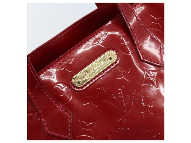 LOUIS VUITTON Monogram Vernis Wilshire PM Tasche Pomme D'amour M93642 Auth BA11677 Rot - Ansicht 17