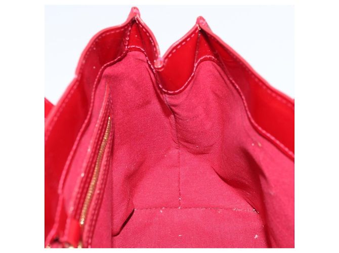 LOUIS VUITTON Monogram Vernis Wilshire PM Tasche Pomme D'amour M93642 Auth BA11677 Rot - Ansicht 19