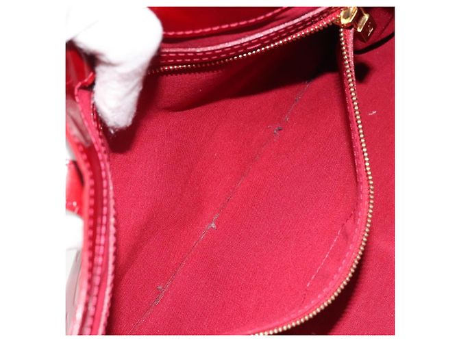 LOUIS VUITTON Monogram Vernis Wilshire PM Tasche Pomme D'amour M93642 Auth BA11677 Rot - Ansicht 22