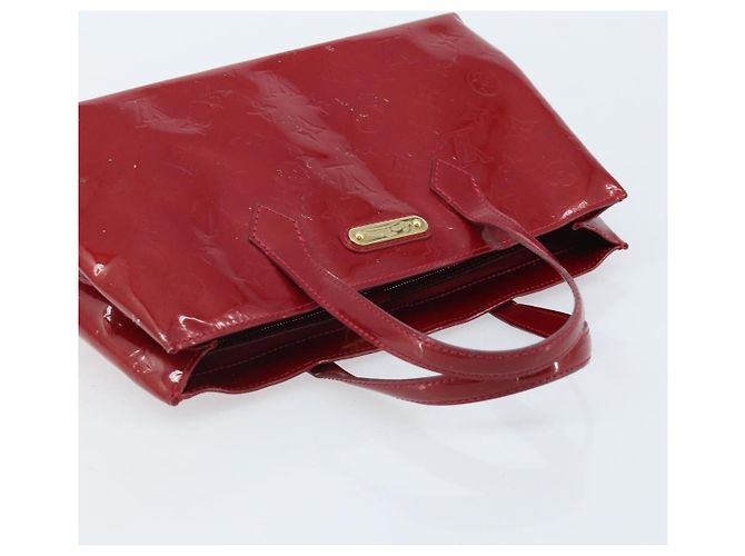 LOUIS VUITTON Monogram Vernis Wilshire PM Tasche Pomme D'amour M93642 Auth BA11677 Rot - Ansicht 6