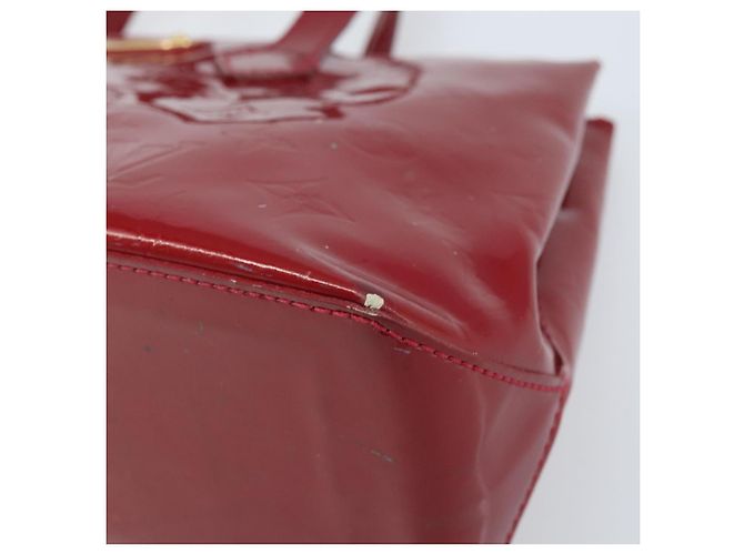 LOUIS VUITTON Monogram Vernis Wilshire PM Tasche Pomme D'amour M93642 Auth BA11677 Rot - Ansicht 9
