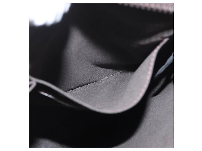 Borsa a Spalla in Tela Zucca FENDI PVC Marrone Nero Auth am11068A - vista 21