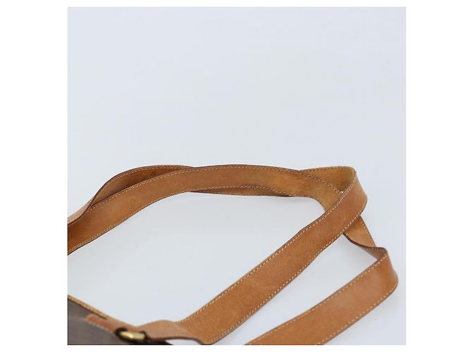 Céline Borsa tote in tela Macadam CELINE in pelle PVC marrone oro Auth bs34007 D'oro - vista 8
