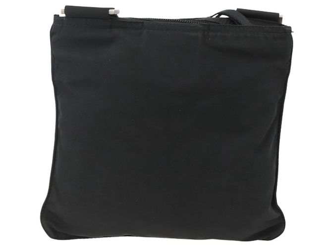 Borsa a Spalla PRADA Nylon Nero Argento Autentica ep13949 - vista 2