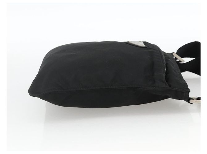 Borsa a Spalla PRADA Nylon Nero Argento Autentica ep13949 - vista 4