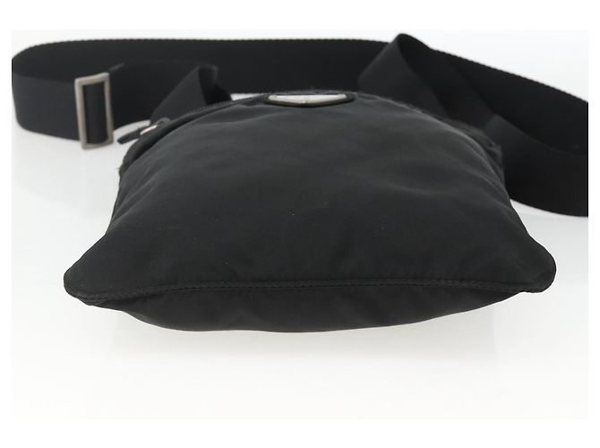 Borsa a Spalla PRADA Nylon Nero Argento Autentica ep13949 - vista 5