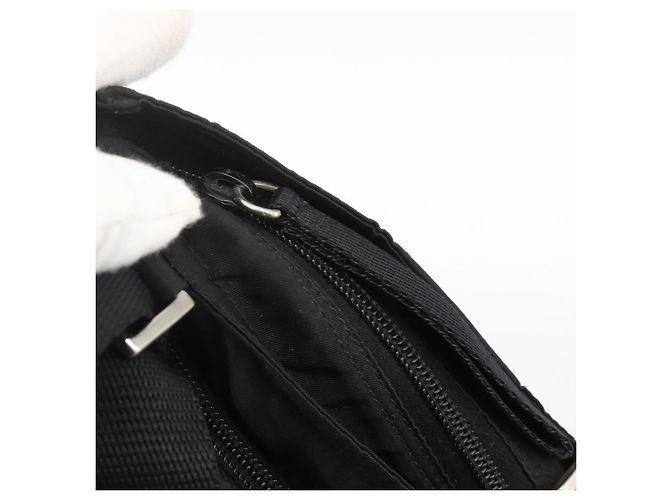 Borsa a Spalla PRADA Nylon Nero Argento Autentica ep13949 - vista 9