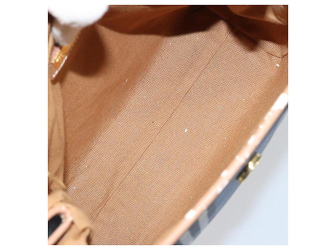 Borsa a mano Burberrys Nova Check PVC 2 vie Blu Oro Auth ARZ085 D'oro - vista 12