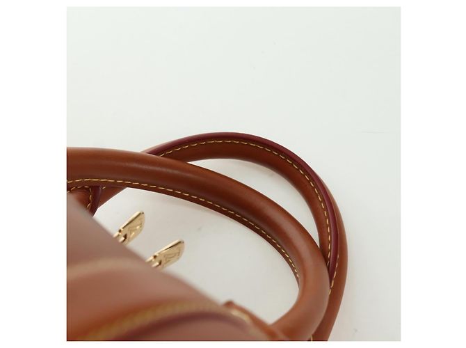 LOUIS VUITTON Borsa Keepall Bandoulière 55 Catgram Pelle M52951 LV Auth 156736SM Marrone - vista 14