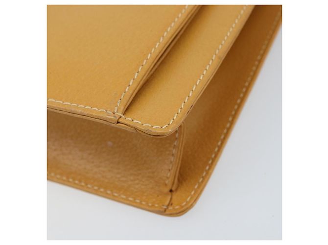 Borsa a mano GUCCI in pelle 2 in 1 beige oro Auth 173886 D'oro - vista 16