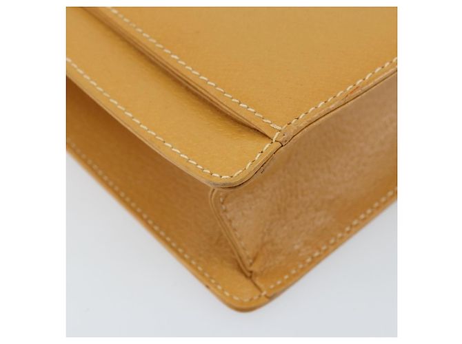Borsa a mano GUCCI in pelle 2 in 1 beige oro Auth 173886 D'oro - vista 17