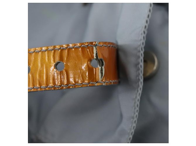 Zaino PRADA in nylon azzurro chiaro argento autentico hk3498A Blu chiaro - vista 30