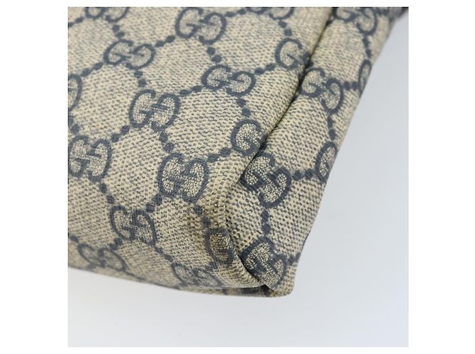 Gucci Borsa a Spalla GG Supreme in Pelle PVC Navy 223666 Auth am10999 Blu navy - vista 15