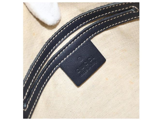 Gucci Borsa a Spalla GG Supreme in Pelle PVC Navy 223666 Auth am10999 Blu navy - vista 18